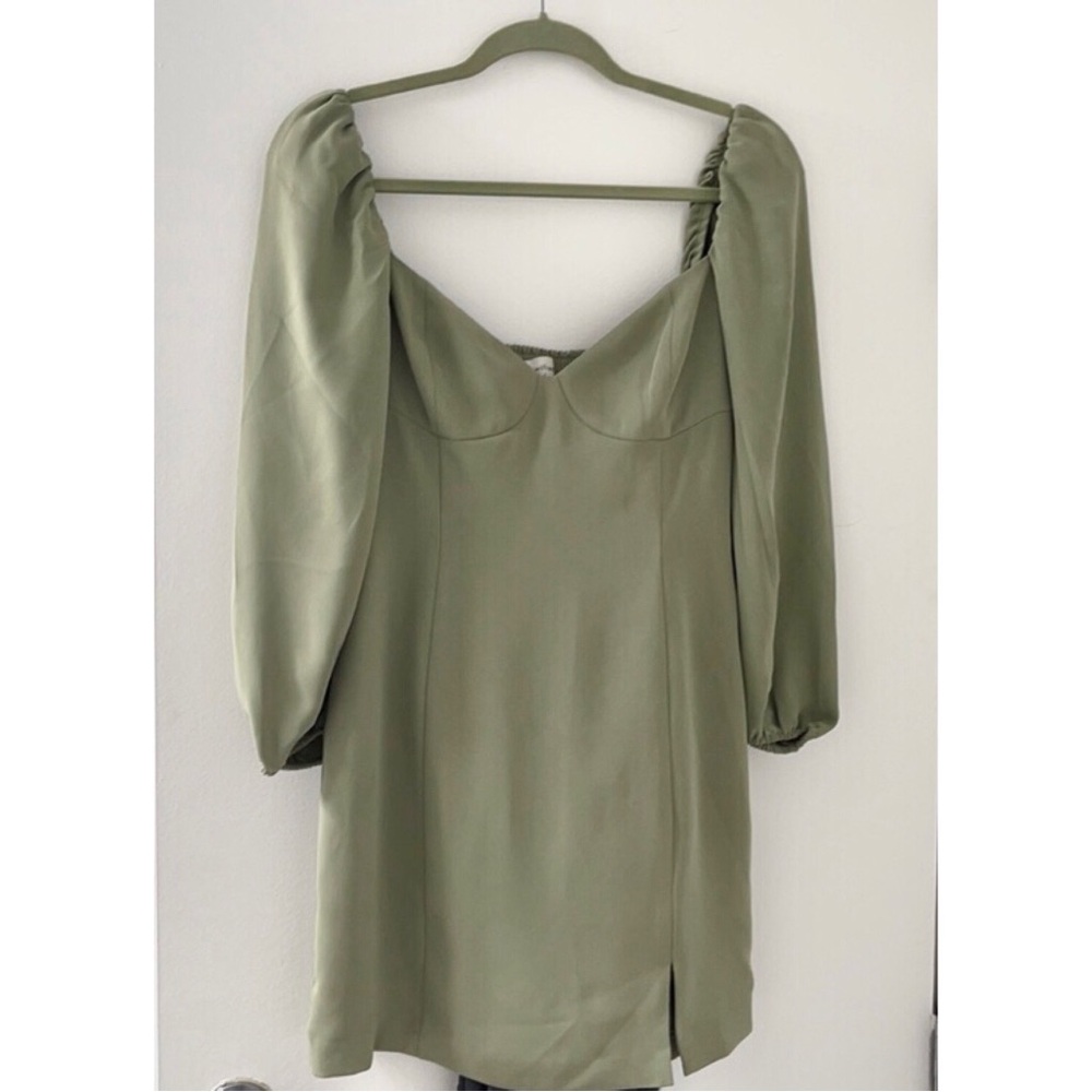 Wilfred Novella mini dress Bitter sage 8